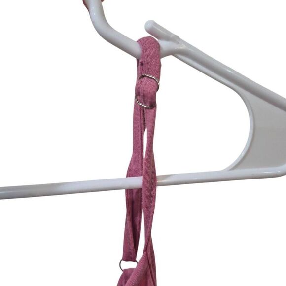 Amazon Women's Dusty Pink Poly/Spandex Jersey Knit Adj Straps Overalls Jumpsuit - Picture 7 of 13